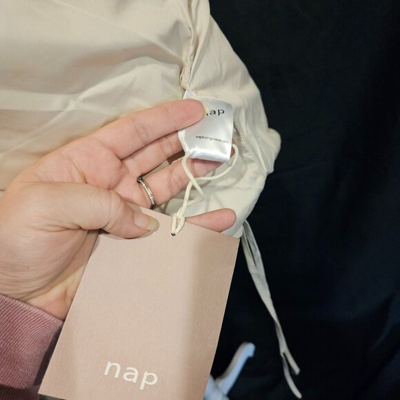 NWT NAP Duck Down Beige Coat - Picture 5 of 7